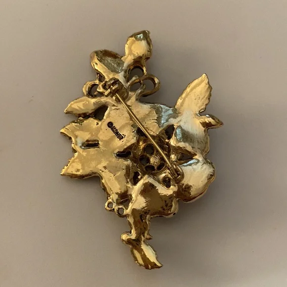 9 Vintage Floral Flower Themed Pins Brooches incl Sarah Coventry Avon Monet - Picture 9 of 16